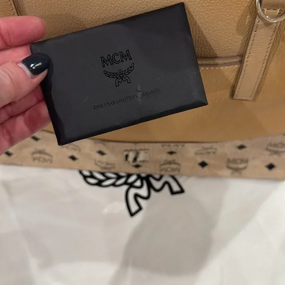 MCM leather tote bag - Picture 8 of 8